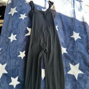 Black Sleeveless Jumpsuit